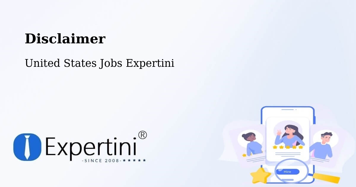 Disclaimer – Northfield - United States Jobs Expertini